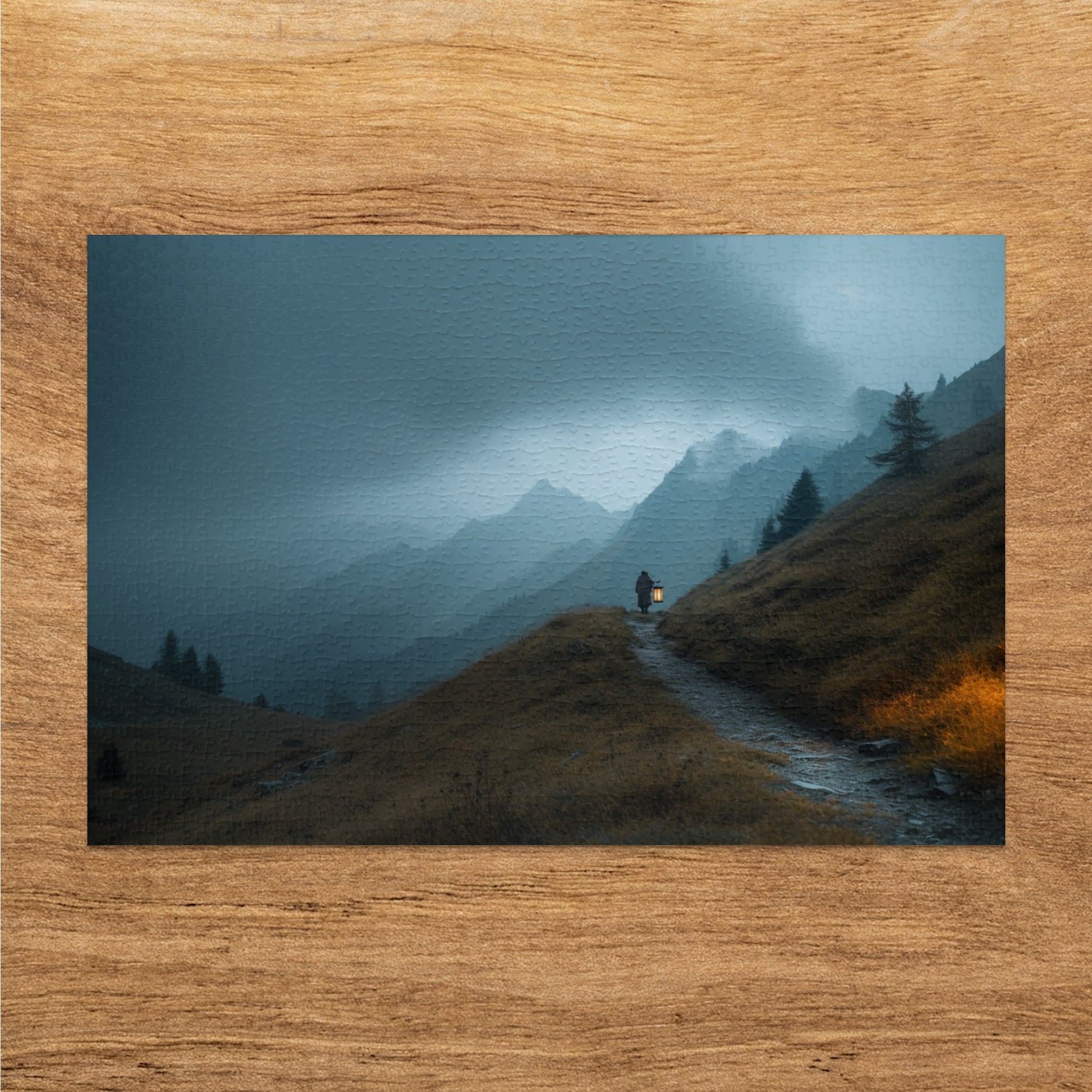 Serenity in Mountain Landscape Wall Art Print