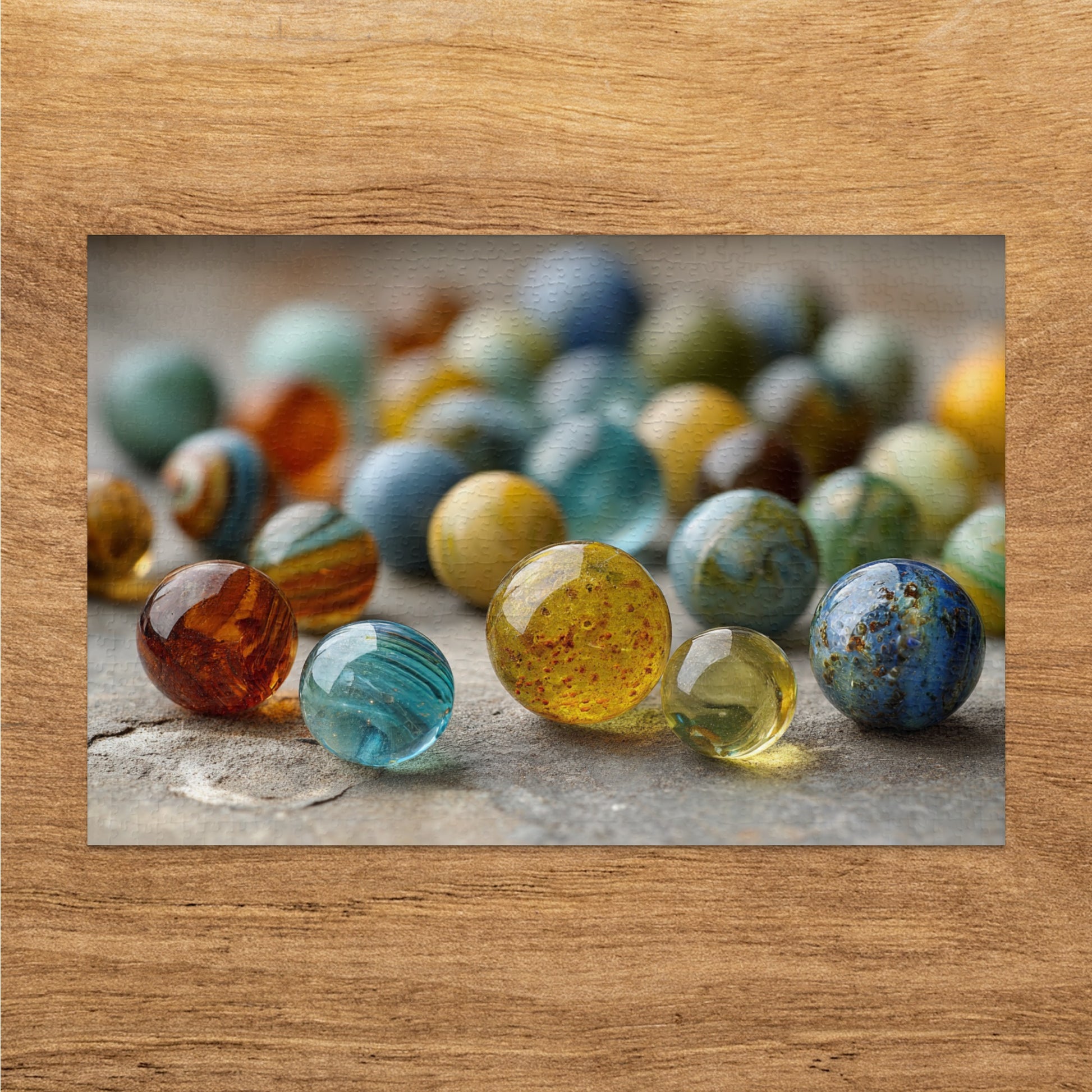 Vibrant Collection of Colorful Glass Marbles product