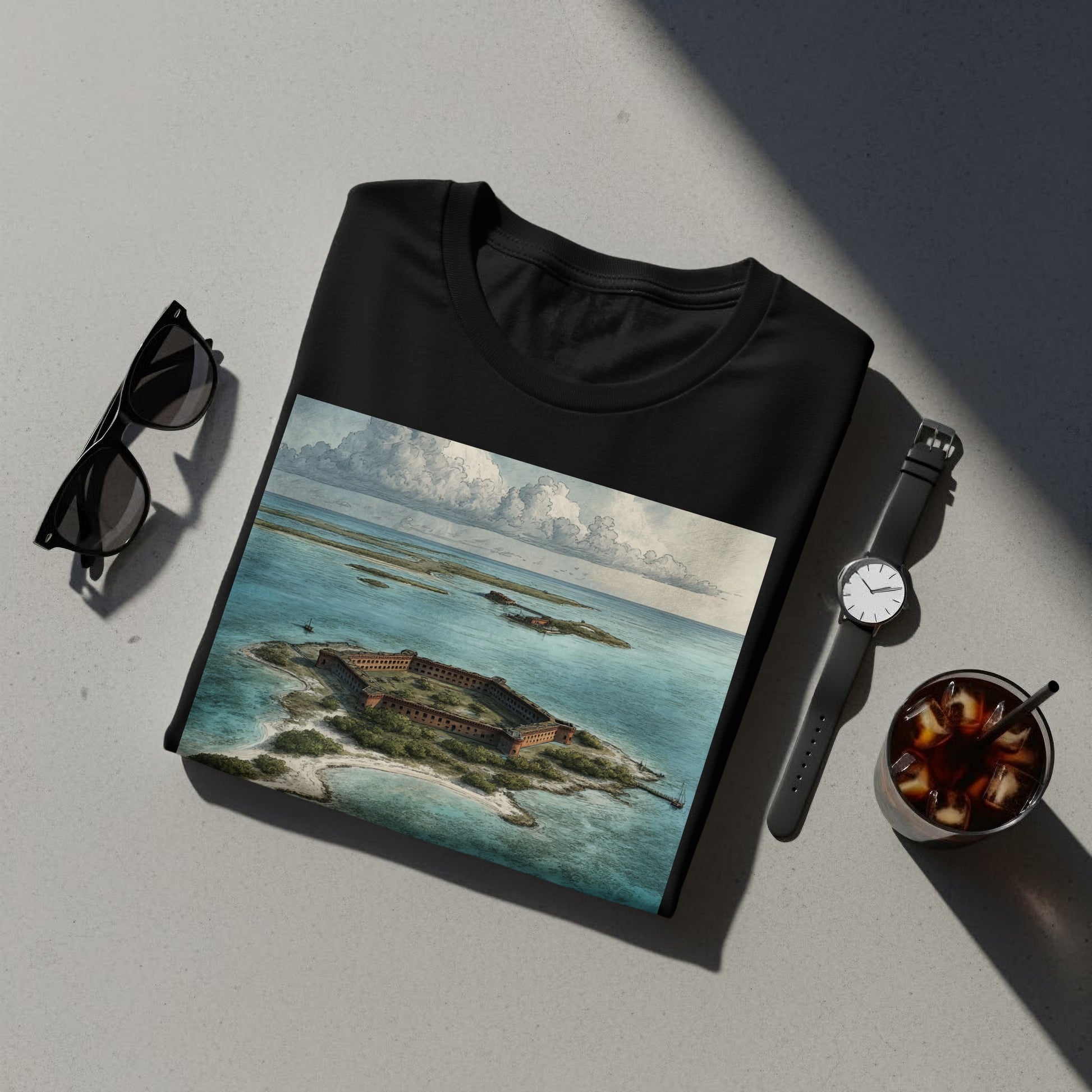 Tropical Island Photography Print Shirt product