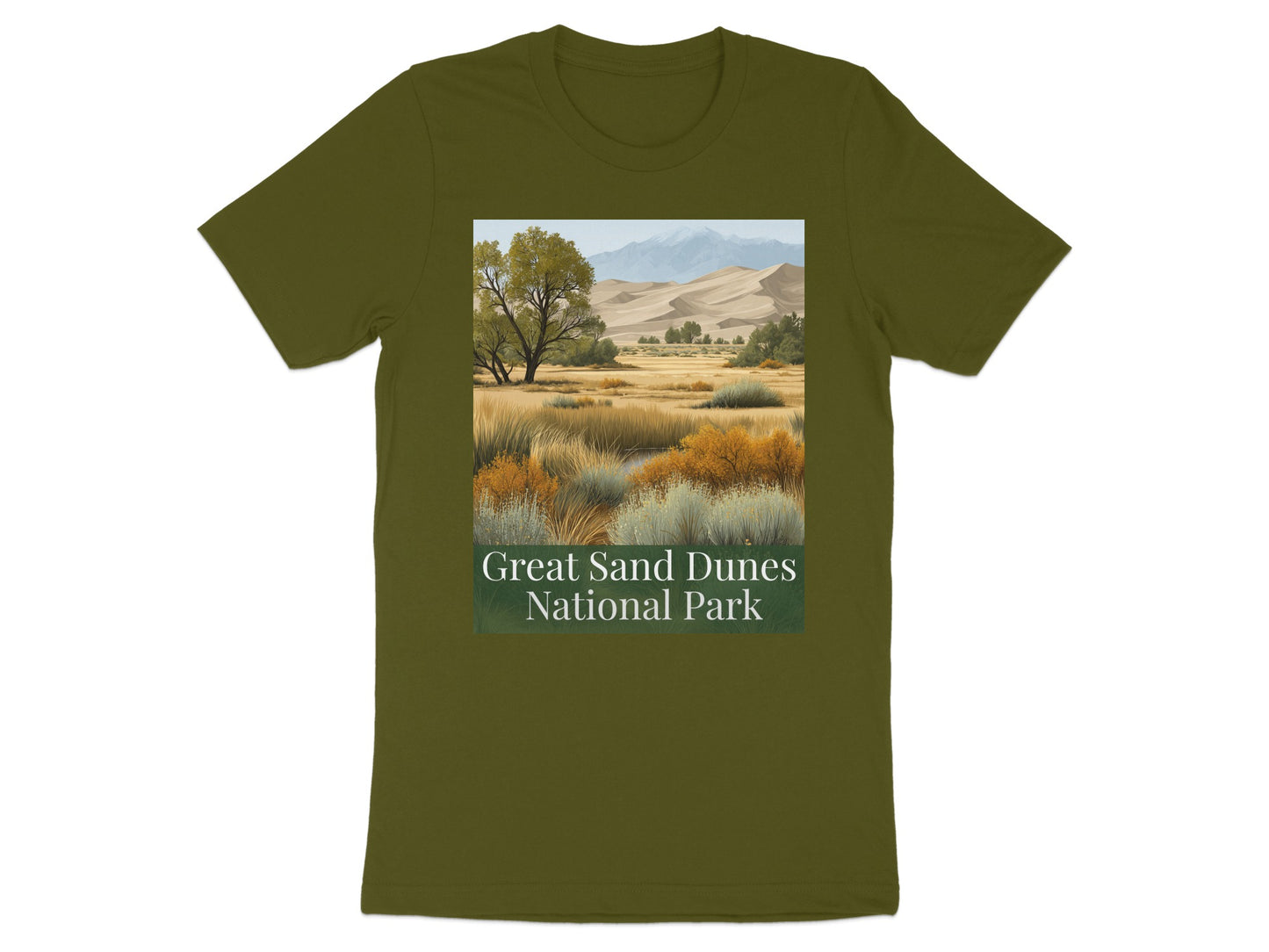 Scenic Great Sand Dunes National Park T-shirt
