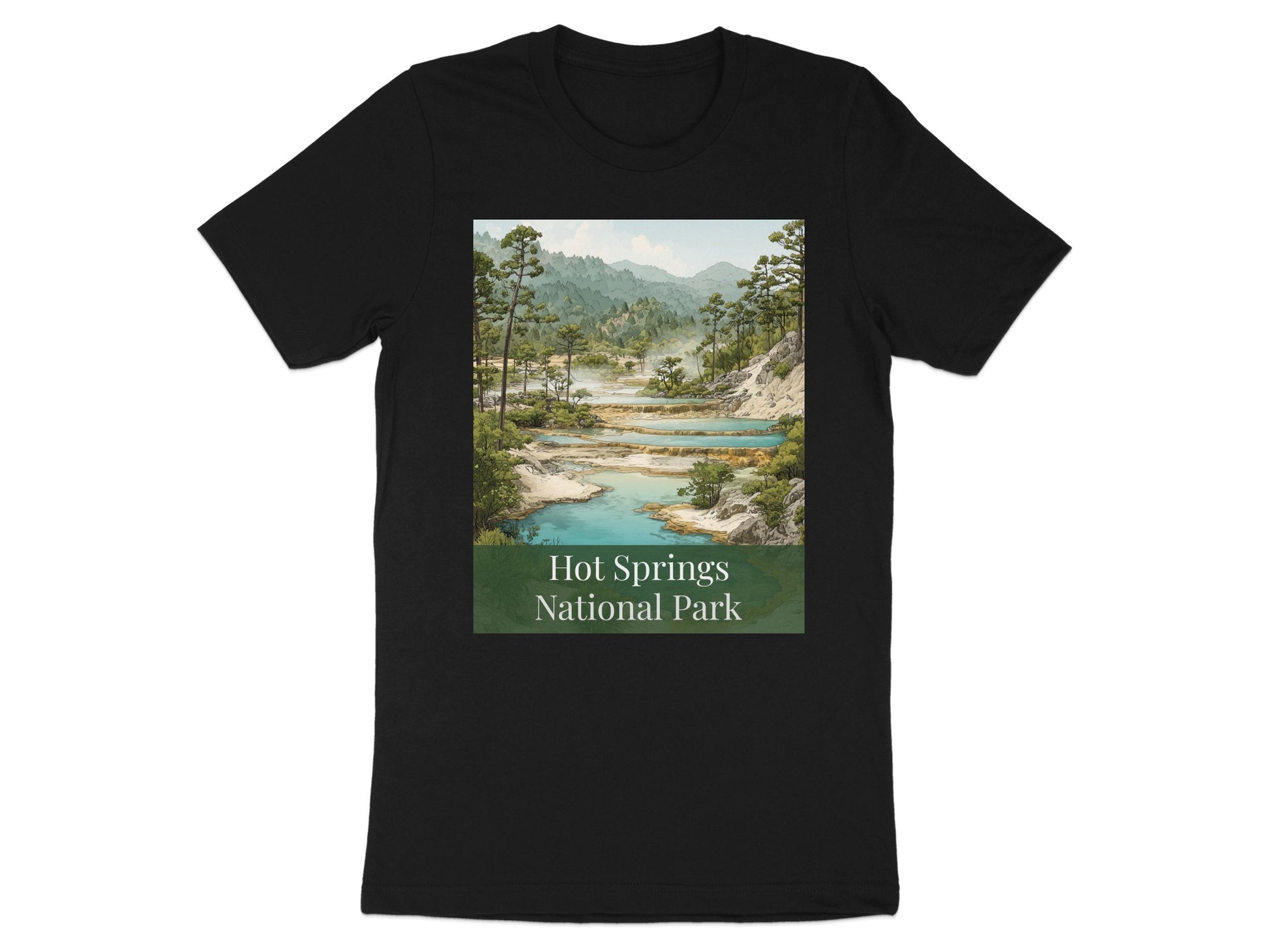 Hot Springs National Park Scenic Nature Tee