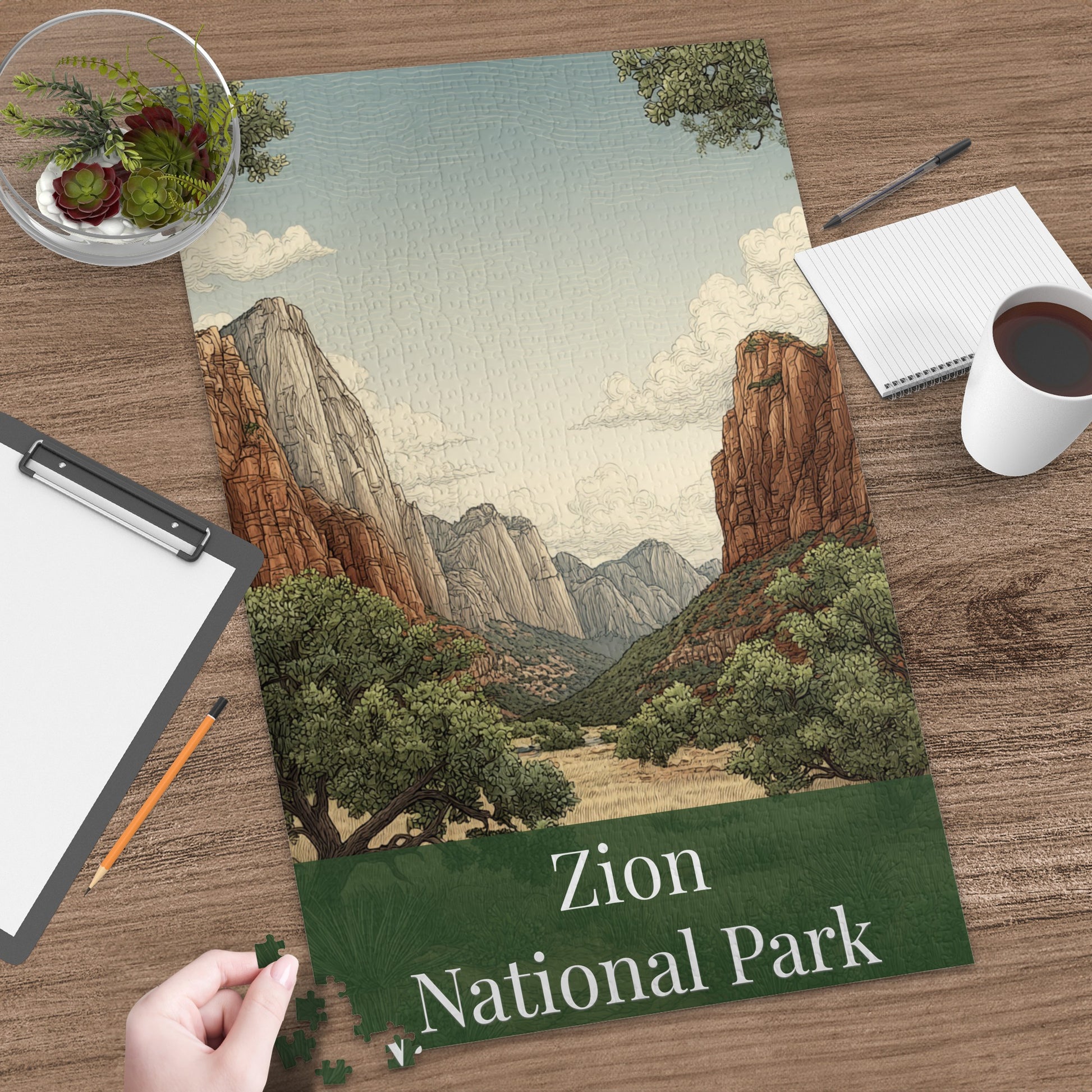 Zion National Park Scenic Landscape Puzzle