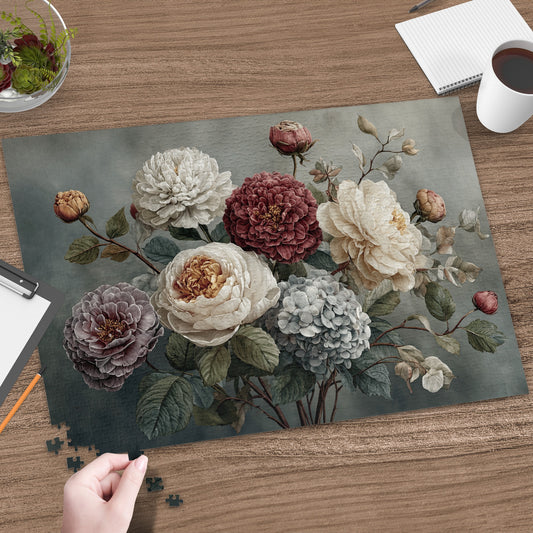Beautiful Floral Bouquet Heritage Puzzle