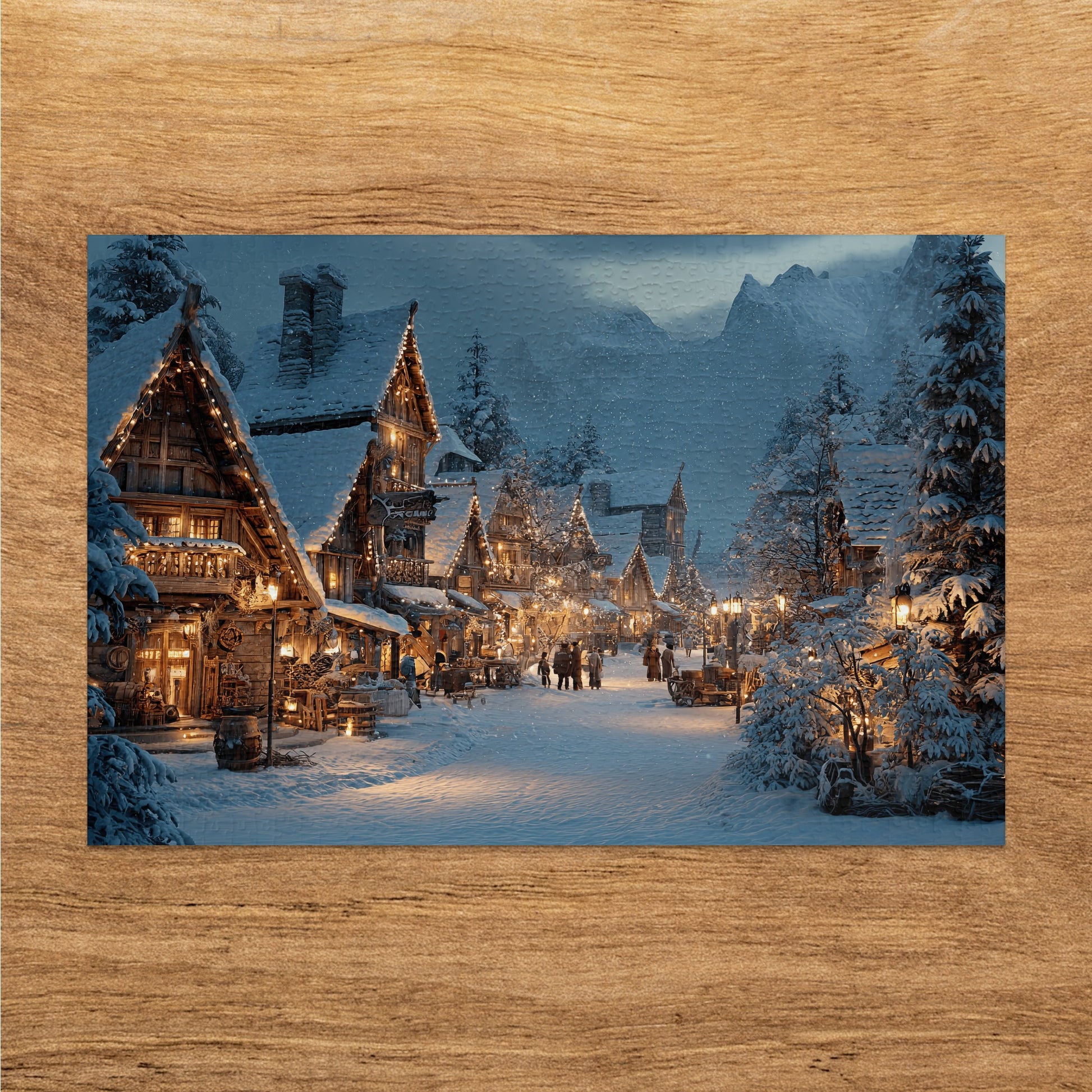 Enchanting Snowy Village Winter Night Lights product type
Snowy Village
Winter Night
Festive Lights
Illuminated Scene
Cozy Townscape
Winter Wonderland
Christmas Village
Holiday Decor
Snow Covered
Mountain Landscape
Enchanting View
Magical Artwork
Rustic Homes
Seasonal Scenery
Frosty Environment
Dark Sky
People Walking
Street Lights
Beautiful Setting
Cold Weather