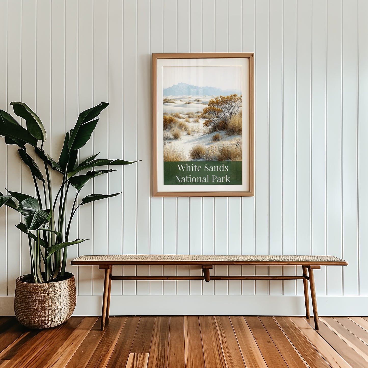 White Sands National Park Framed Poster Wall Art