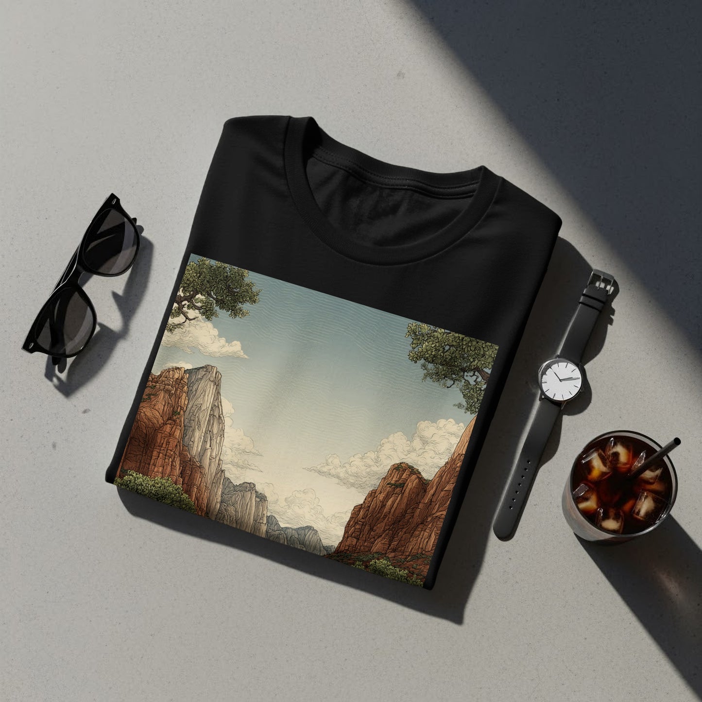 Majestic Canyon Landscape Graphic Tee Product