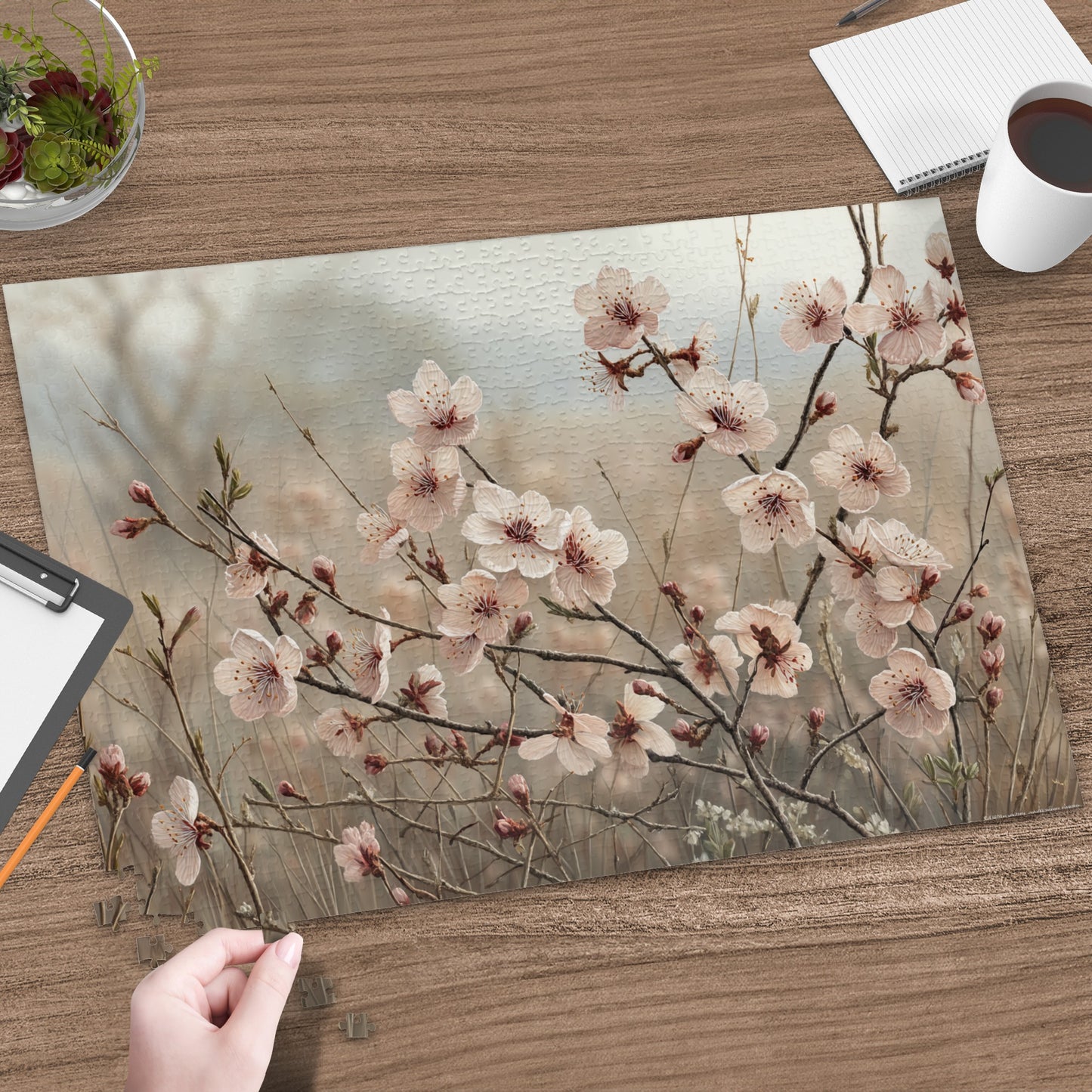 Beautiful Blossom Branch Nature Themed Puzzle