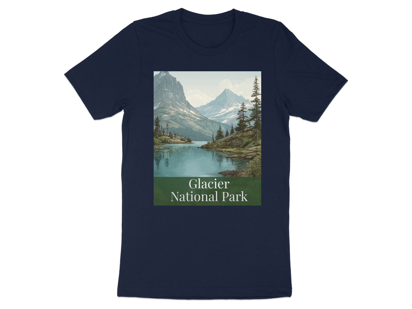 Glacier National Park Scenic T-shirt