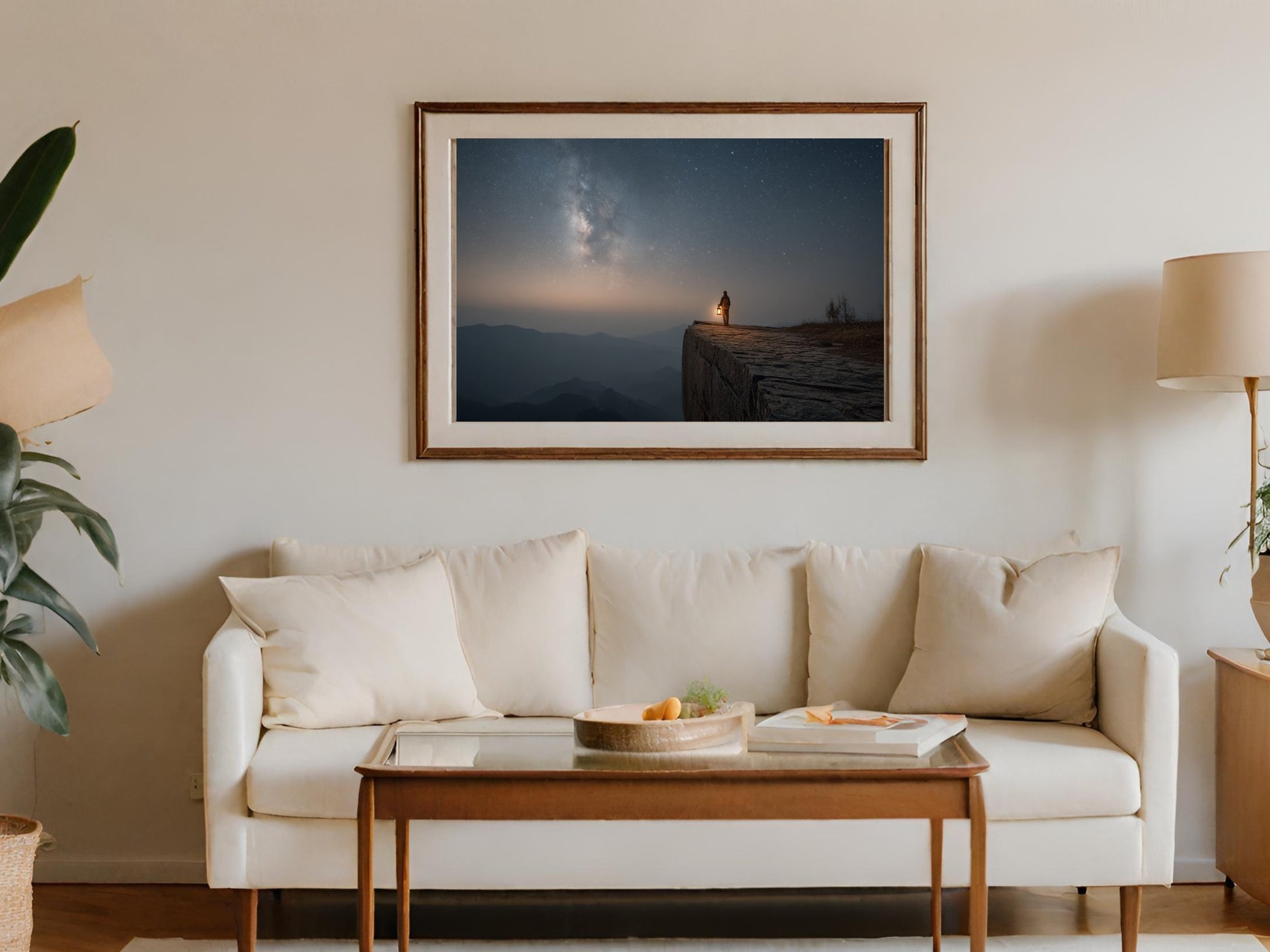 Majestic Mountain View Wall Art for Living Room Decor