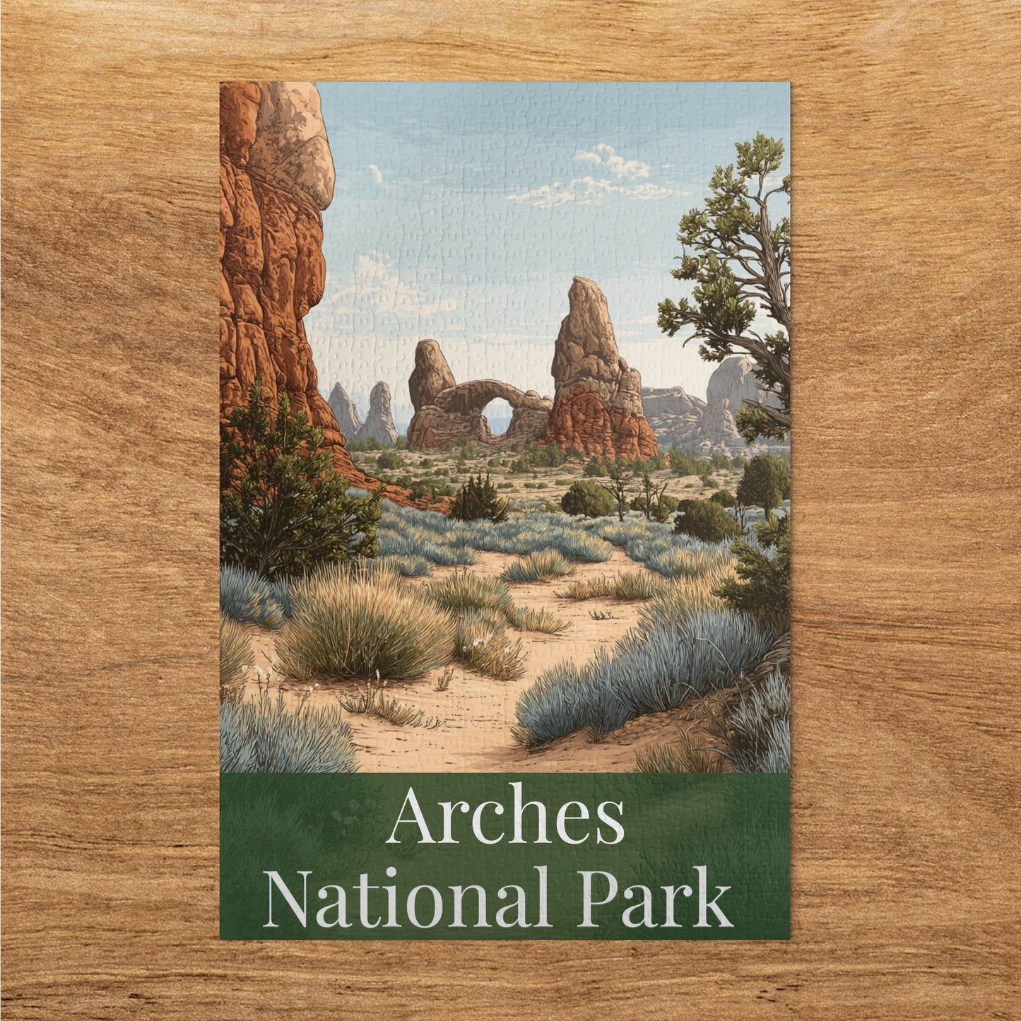Scenic Arches National Park Puzzle for Nature Enthusiasts