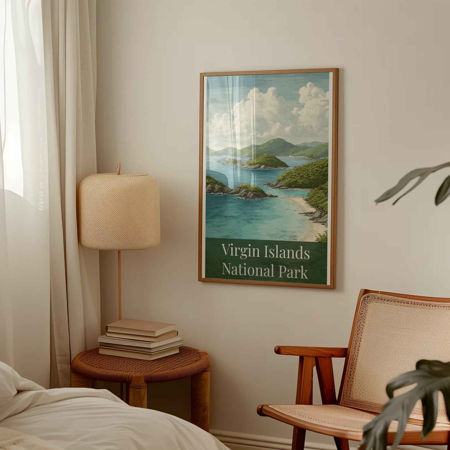 Virgin Islands National Park Scenic Framed Artwork