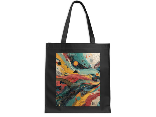Vibrant Abstract Cosmic Wave Pattern Colorful product type
Abstract Art
Modern Art
Contemporary Design
Artistic Print
Vivid Colors
Colorful Pattern
Psychedelic Design
Geometric Shapes
Swirl Pattern
Dynamic Artwork
Tote Bag Design
Everyday Carry
Fashion Accessory
Unique Print
Statement Piece
Wavy Lines
Cosmic Abstract
Bright Palette
Intricate Details
Abstract Waves