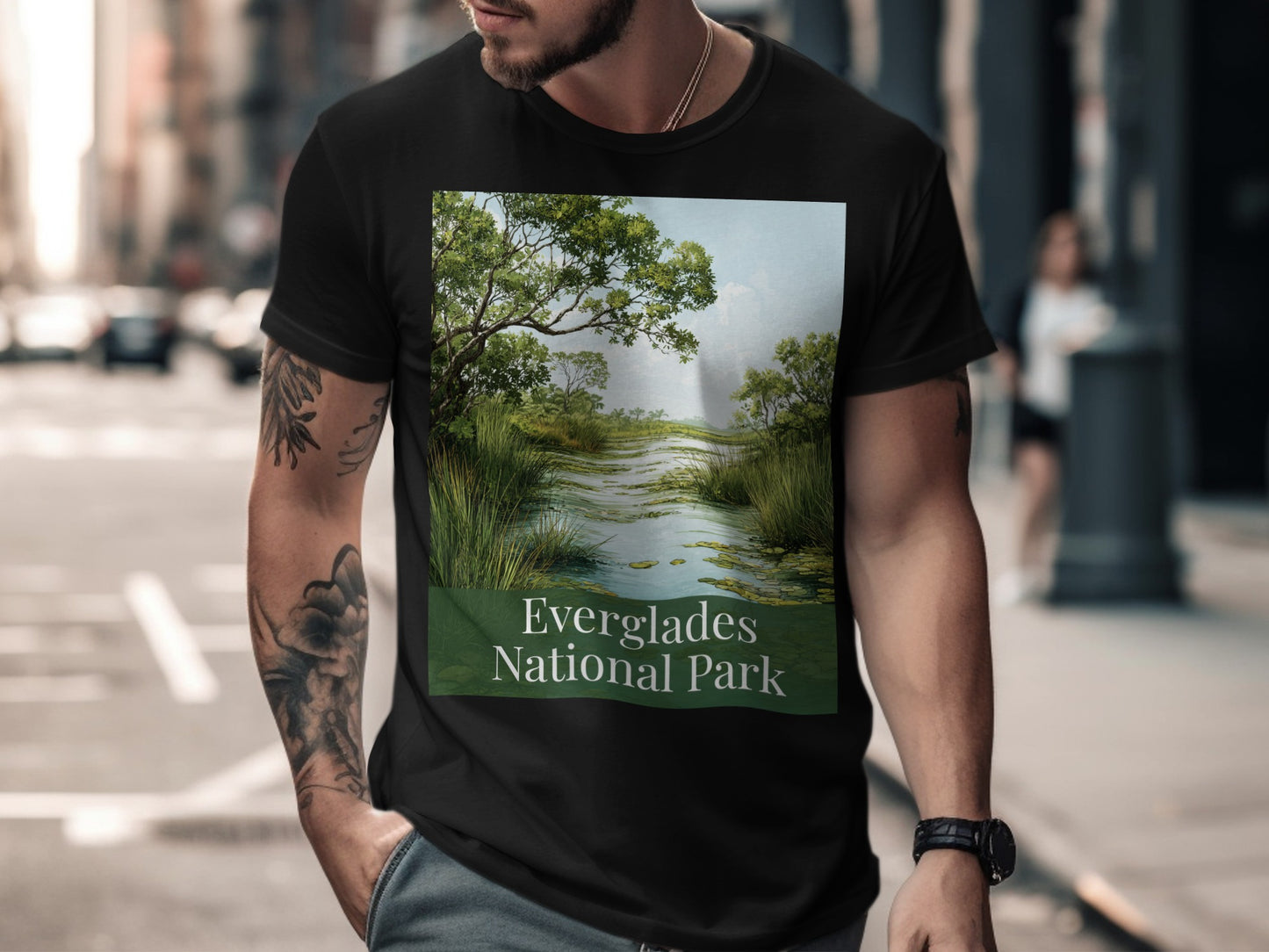 Everglades National Park Scenic Graphic T-shirt