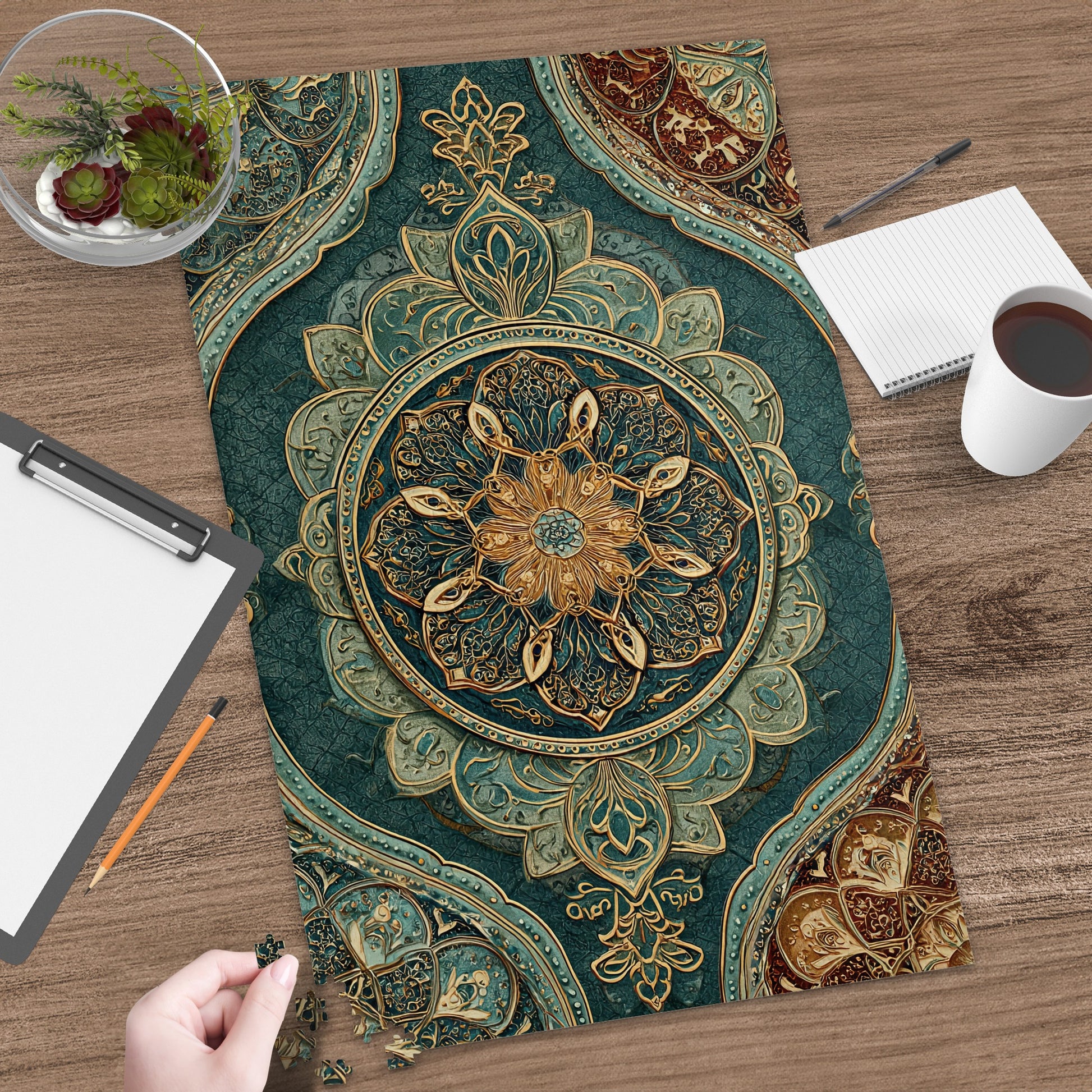 Beautiful Intricate Mandala Design Jigsaw Puzzle