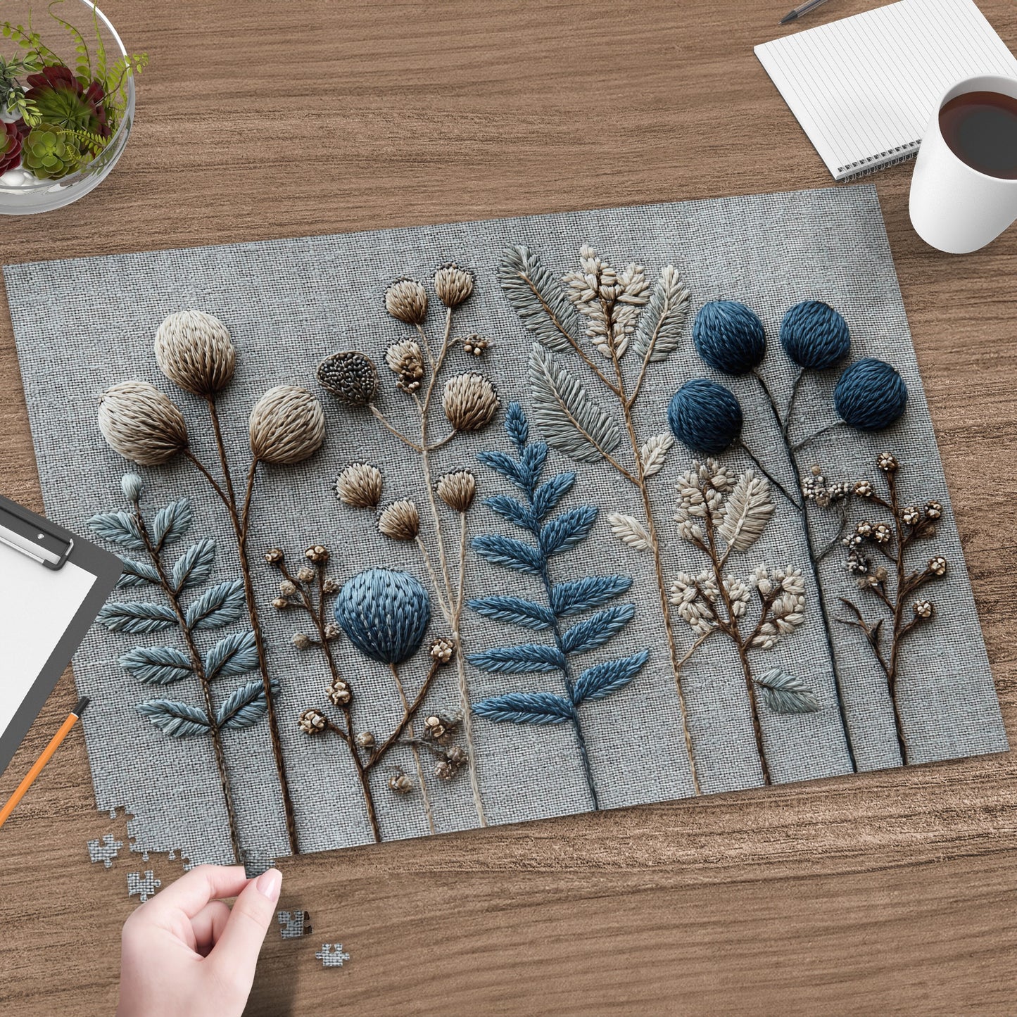 Beautifully Designed Floral Artwork Puzzle