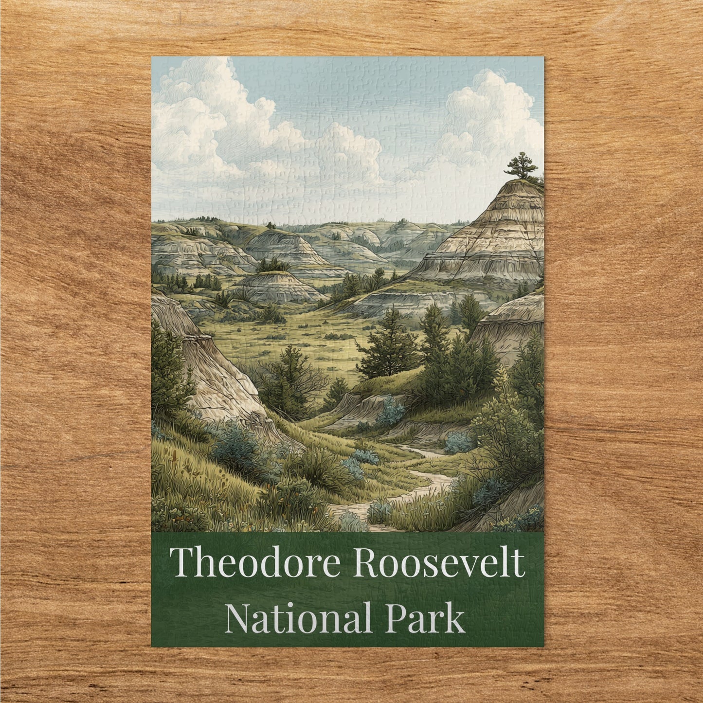 Theodore Roosevelt National Park Poster Art Print