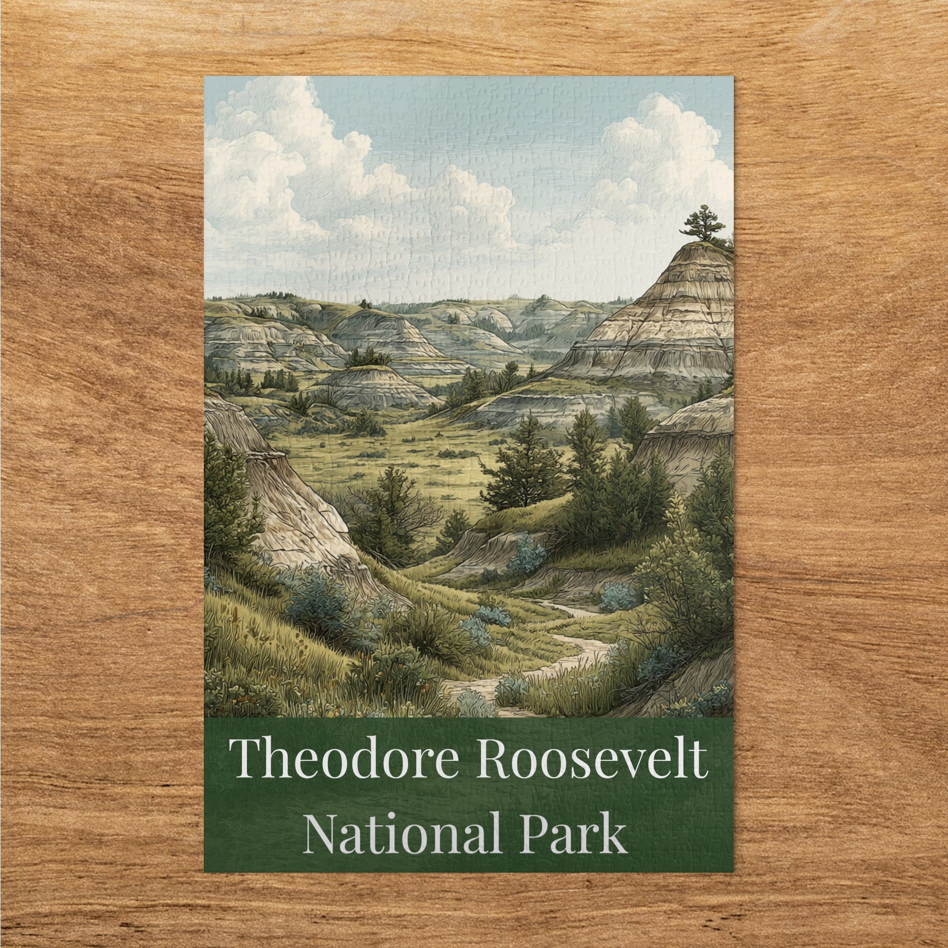 Theodore Roosevelt National Park Poster Art Print
