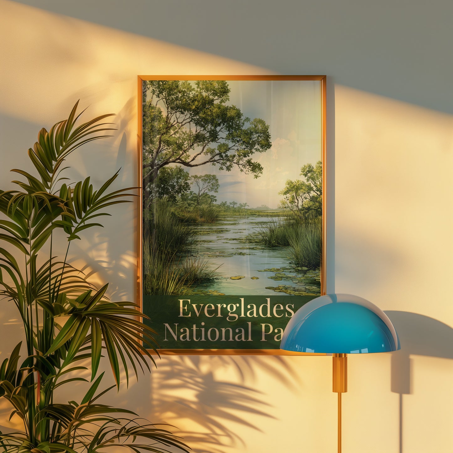 Scenic illustrated puzzle featuring Everglades National Park. Perfect for national park lovers, nature enthusiasts, and anyone who enjoys a relaxing yet engaging puzzle experience.