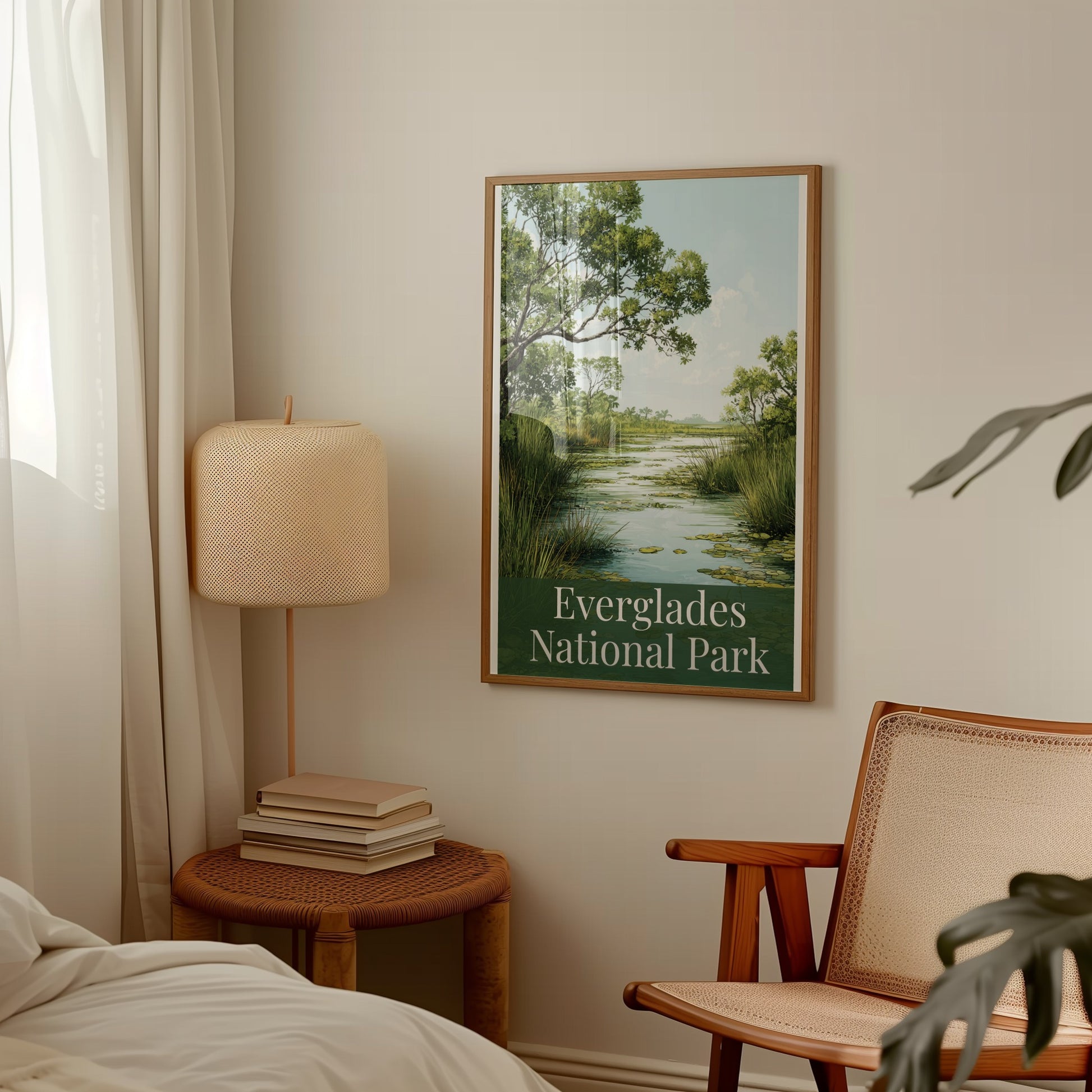 Scenic illustrated puzzle featuring Everglades National Park. Perfect for national park lovers, nature enthusiasts, and anyone who enjoys a relaxing yet engaging puzzle experience.