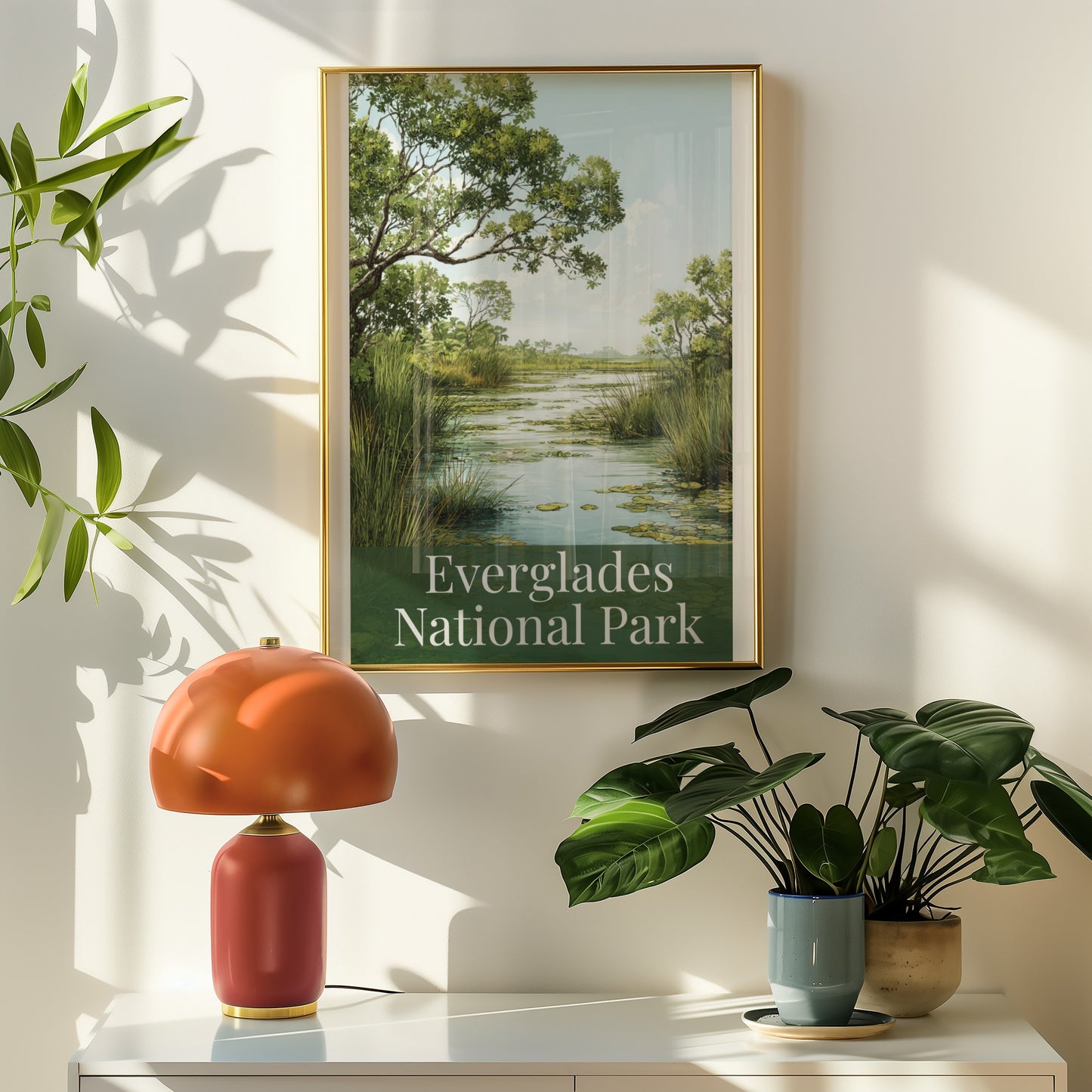 Scenic illustrated puzzle featuring Everglades National Park. Perfect for national park lovers, nature enthusiasts, and anyone who enjoys a relaxing yet engaging puzzle experience.