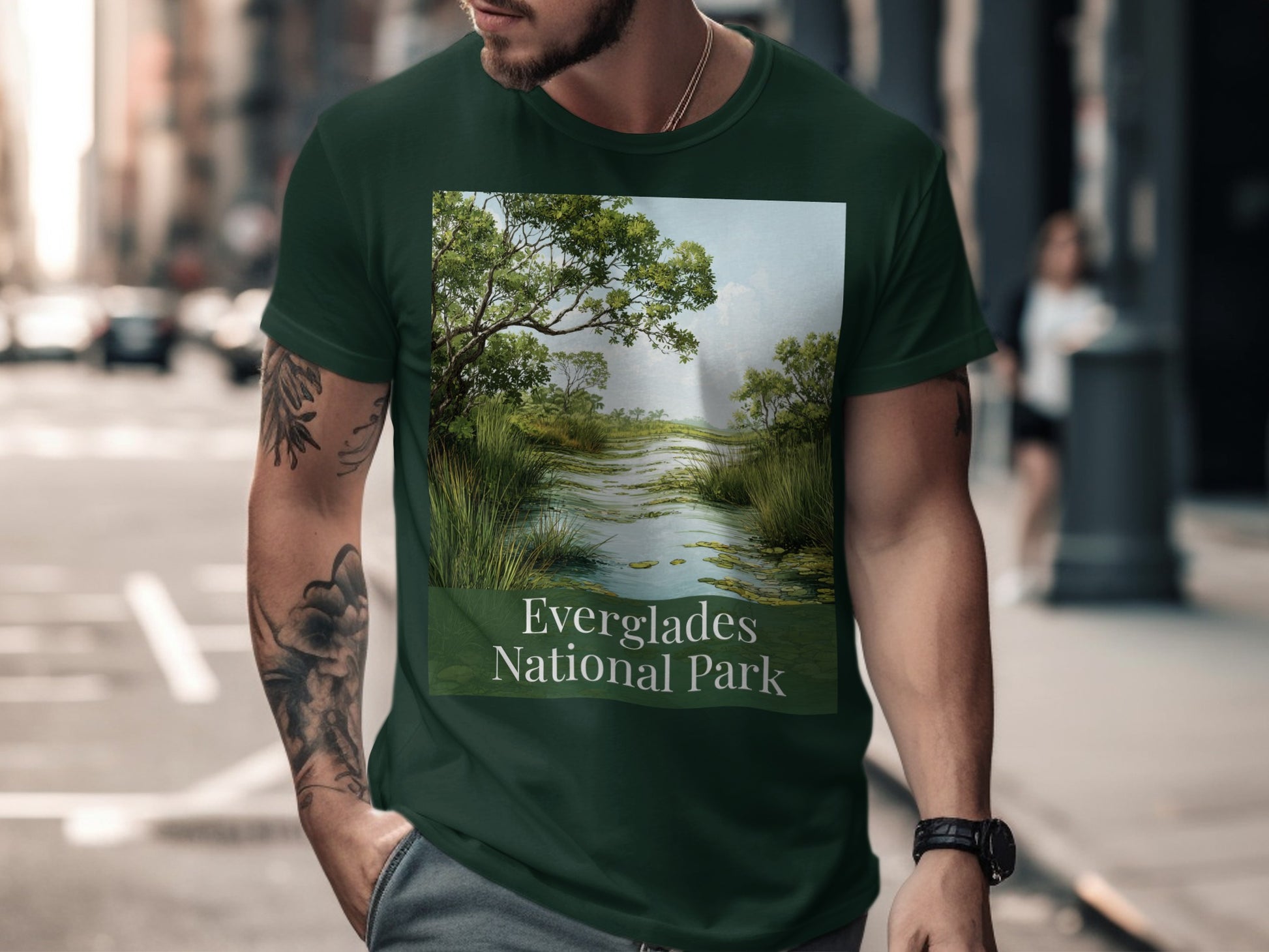 Scenic Everglades National Park Graphic T-Shirt