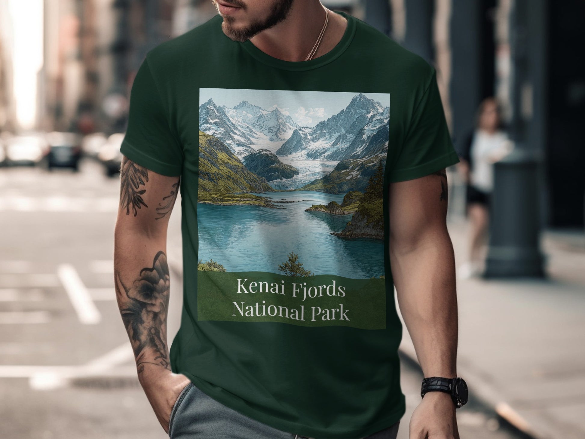 Scenic Kenai Fjords National Park T-shirt