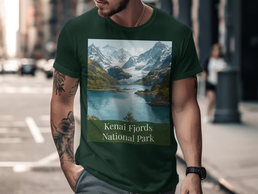 Scenic Kenai Fjords National Park T-shirt