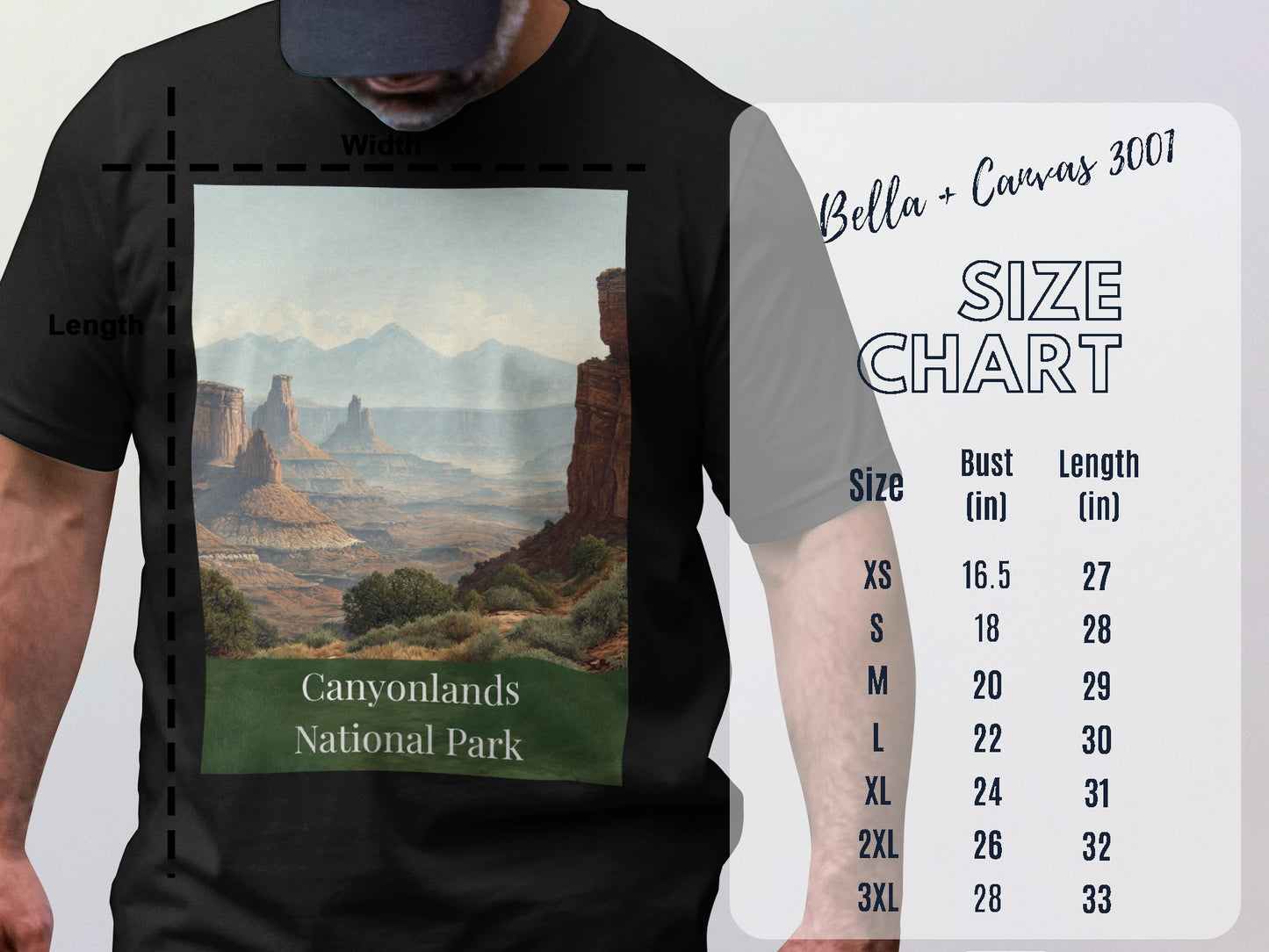 Scenic Canyonlands National Park Graphic T-shirt