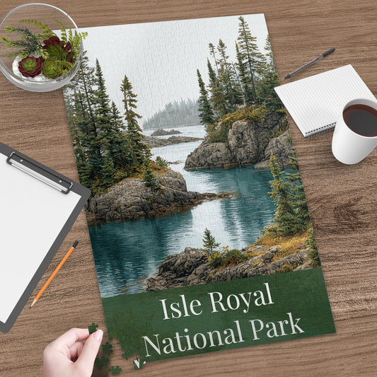 Isle Royal National Park Scenic Landscape Puzzle