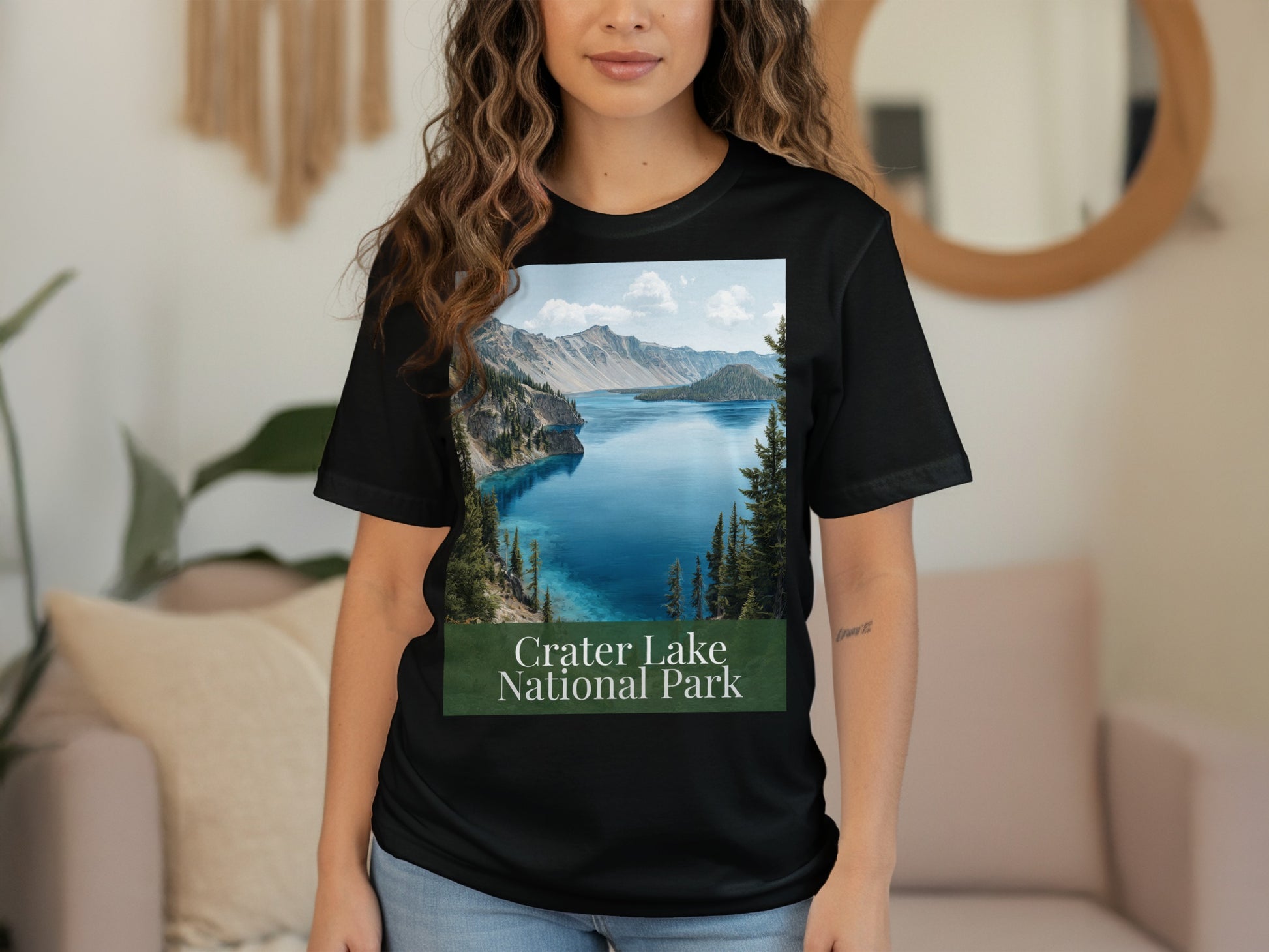 Crater Lake National Park Scenic Graphic T-Shirt