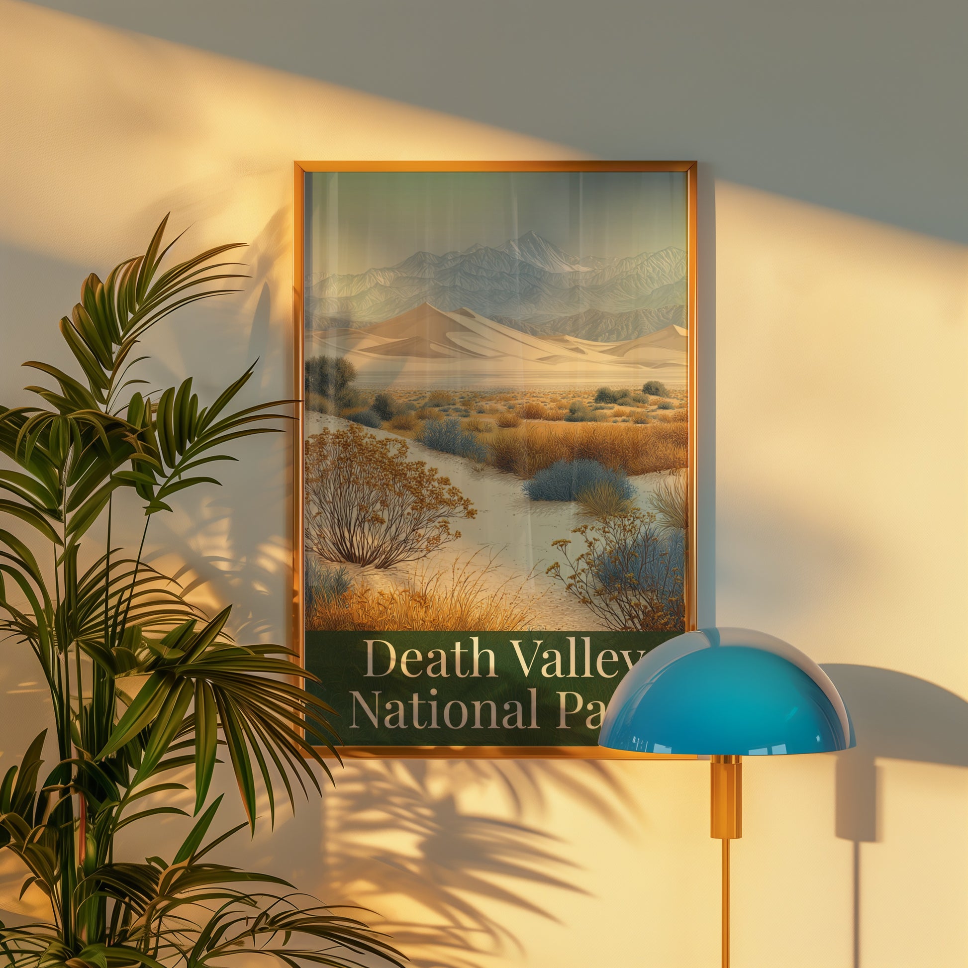 Death Valley National Park Landscape Poster