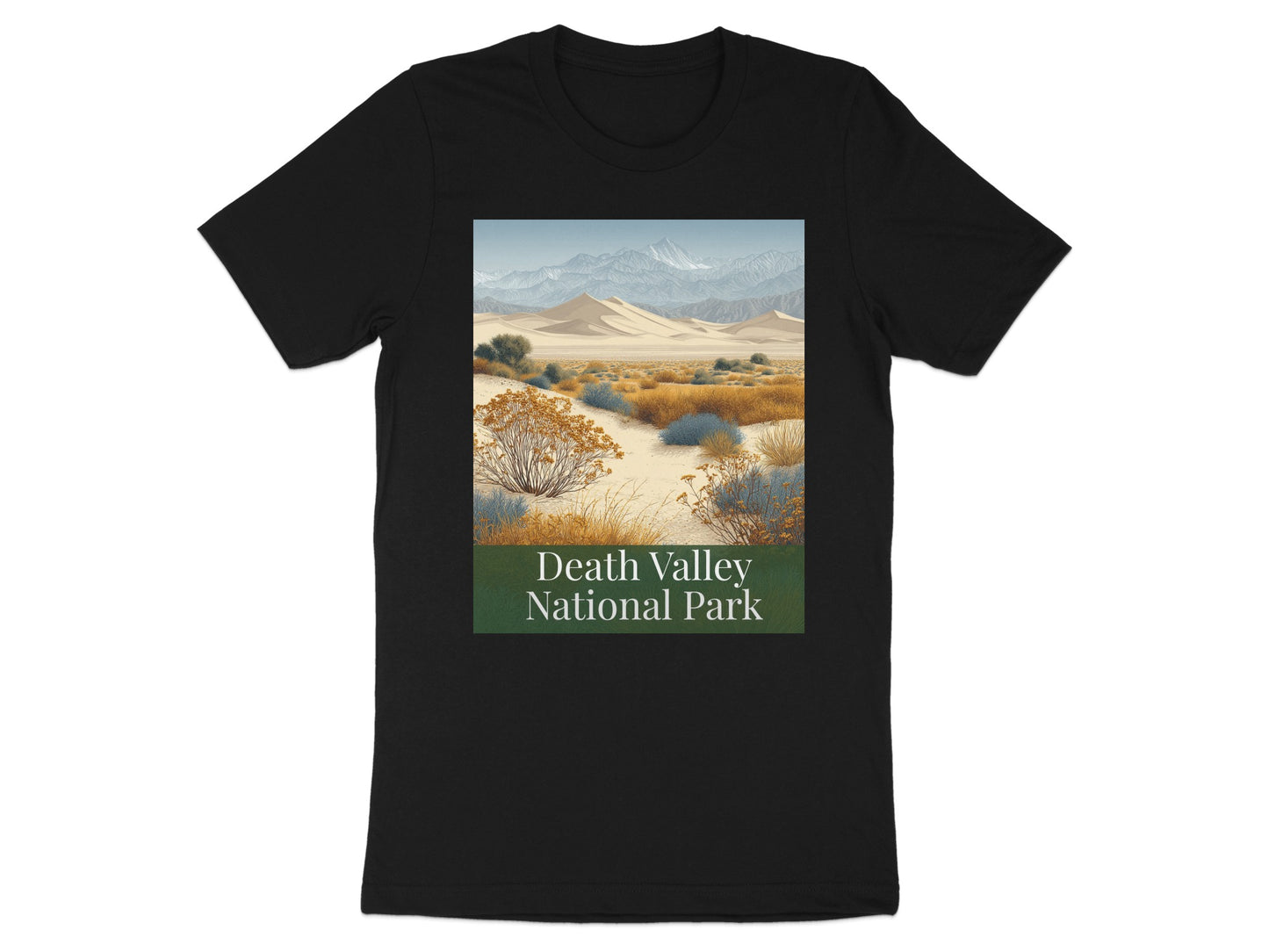 Death Valley National Park Scenic Desert Landscape Shirt