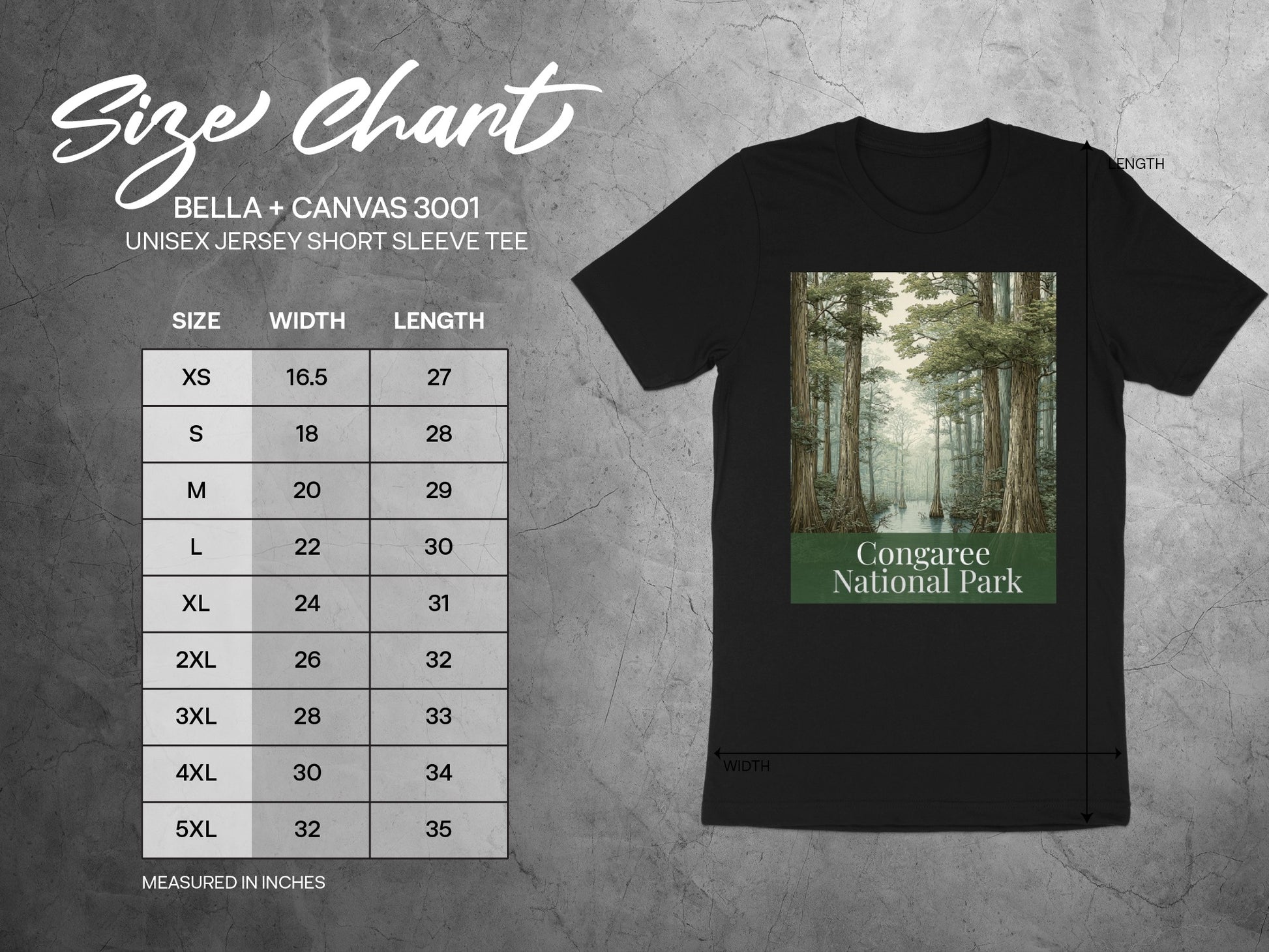 Scenic Congaree National Park Graphic Tee