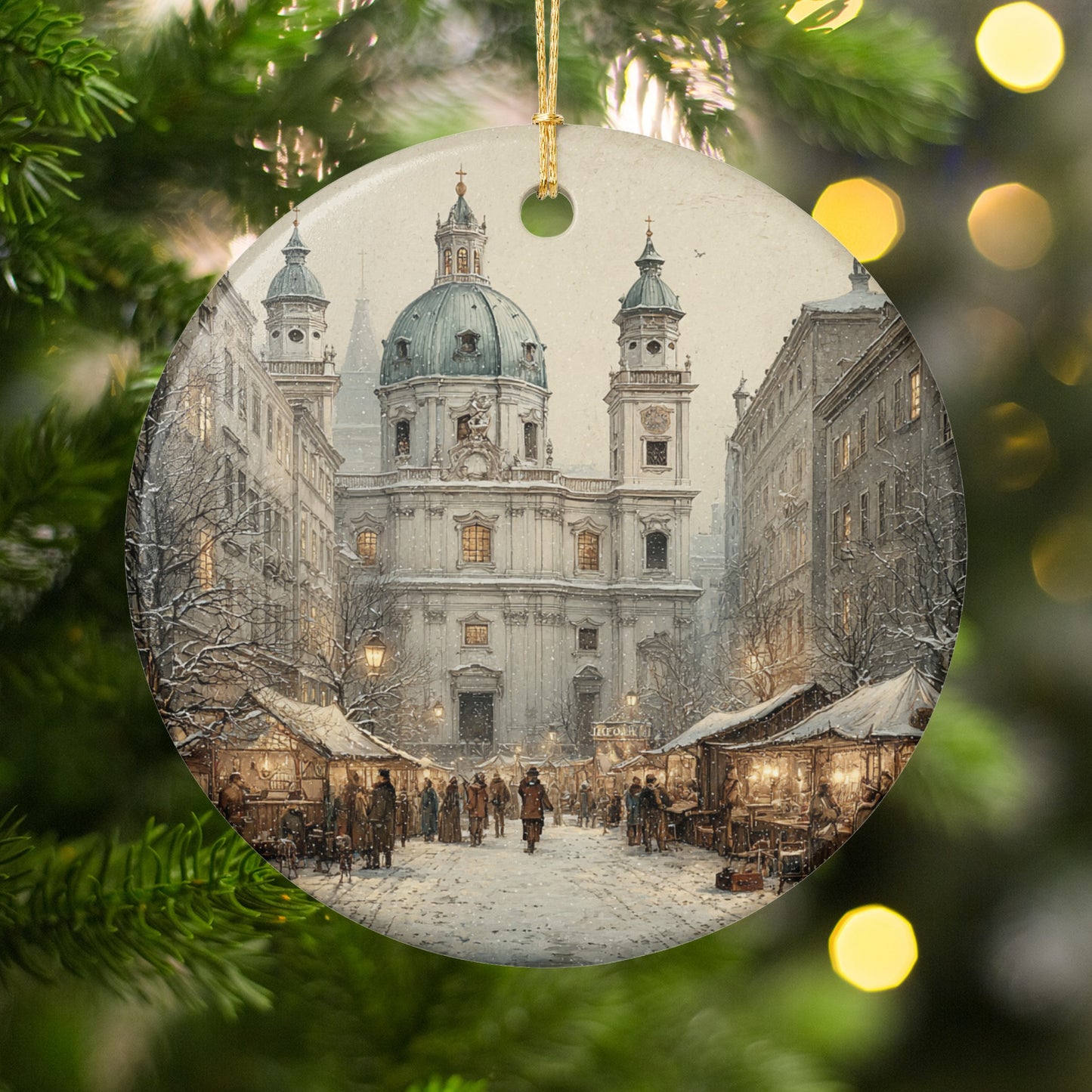 Handcrafted Festive Christmas Tree Hanging Decoration