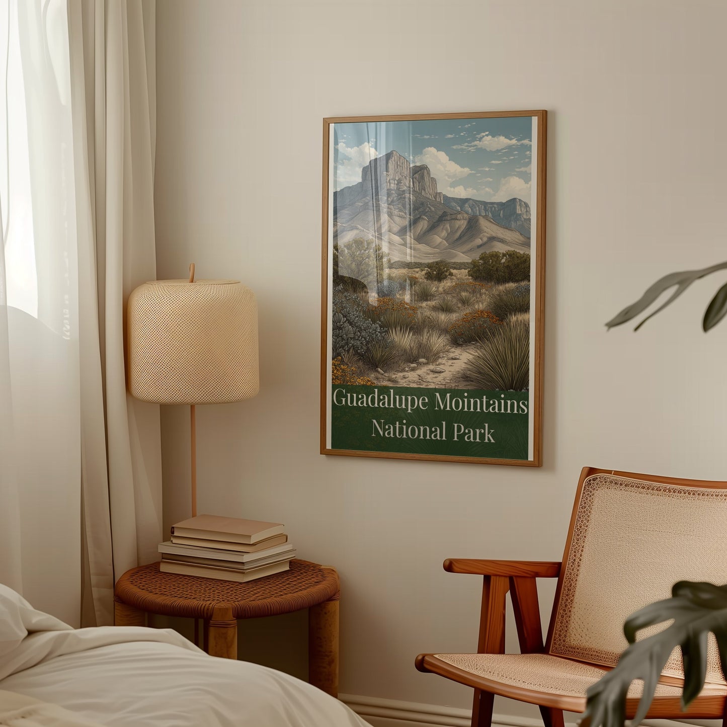 Scenic illustrated puzzle featuring Guadalupe Mountains National Park. Perfect for national park lovers, nature enthusiasts, and anyone who enjoys a relaxing yet engaging puzzle experience.
